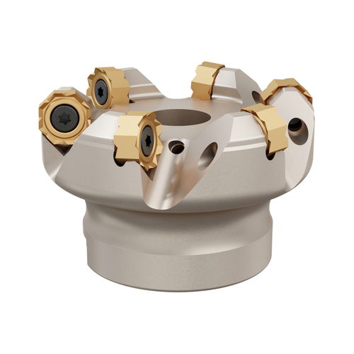 Outil de fraisage à surfacer - ONMX 1205 series - Heikenei - à plaquettes indexables / pour alliage inox / pour composites