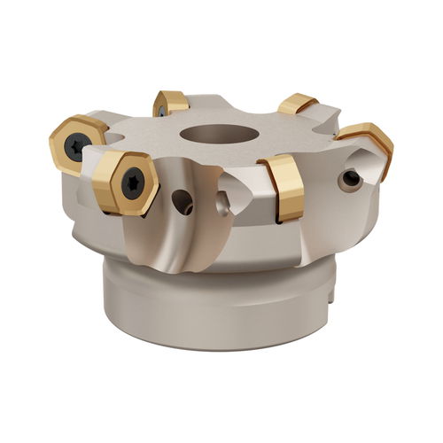 Outil de fraisage à surfacer - HN..0604 series - Heikenei - à plaquettes indexables / pour alliage inox / pour composites