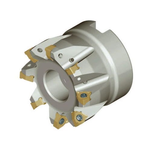 Outil de fraisage à surfacer - HMF90 WN04 series - Heikenei - d'ébauche / d'angle / pour alliage inox