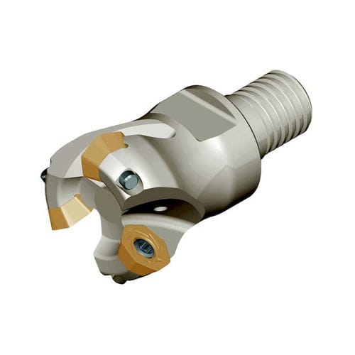 Outil de fraisage en bout - HMS45 XE04 series - Heikenei - à plaquettes indexables / à rainurer / modulaire