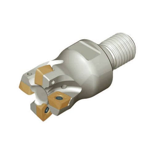 Outil de fraisage en bout - SD.. 10 90P series - Heikenei - à plaquettes indexables / à rainurer / modulaire