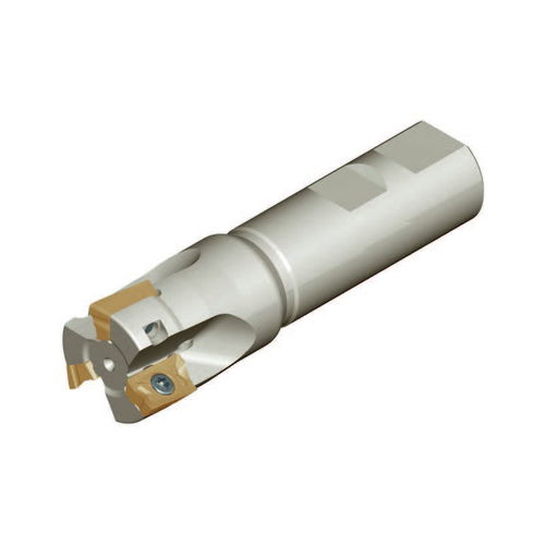 Outil de fraisage en bout - HMEU90 AP10 series - Heikenei - à plaquettes indexables / à surfacer / pour la découpe
