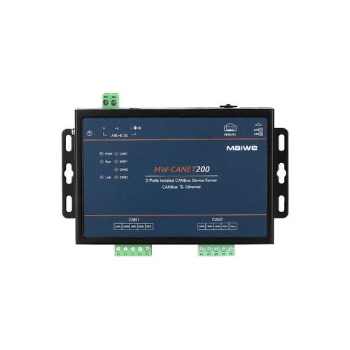Convertisseur de signal - MW-CANET200 - Wuhan Maiwe Communication Co., Ltd - bus CAN vers Ethernet / industriel / escamotable