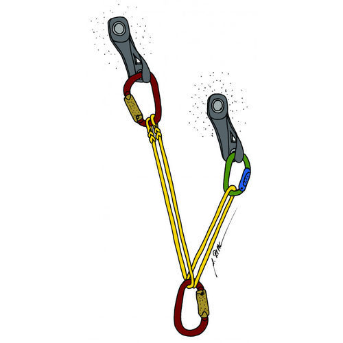 Corde statique - FA Stropp Gleistein - Nodus Factory Industry - en Dyneema® / résistante à l'abrasion / de sécurité