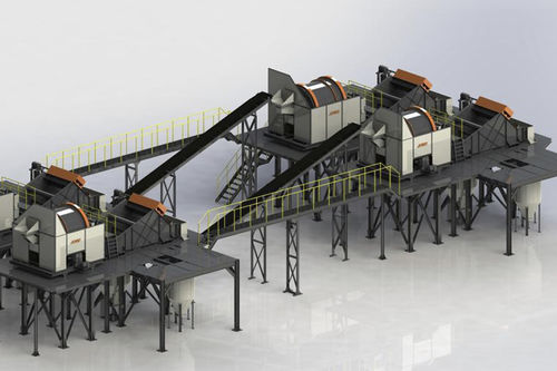 Unité de recyclage d'aluminium - HMS - Suzhou JONO Environmental Technology Co., LTD - séparation de métaux