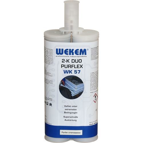 Mastic adhésif polyuréthane - WK 57-400 - Wekem - bi-composant / pour l'industrie de l'aluminium / pour le bois