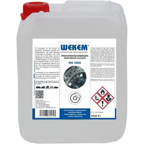 Produit de nettoyage à base de solvant - WS 1000 - Wekem