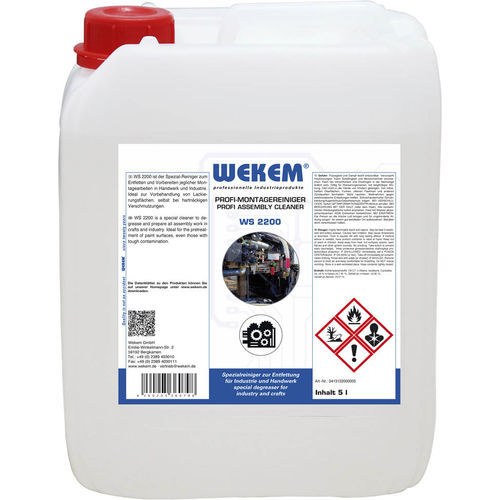 Produit de nettoyage à base de solvant - WS 2200-5 - Wekem - de métaux / céramiques / de verre