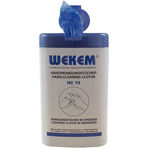 Lingette nettoyante pour les mains - HC 15 - Wekem - pour applications industrielles