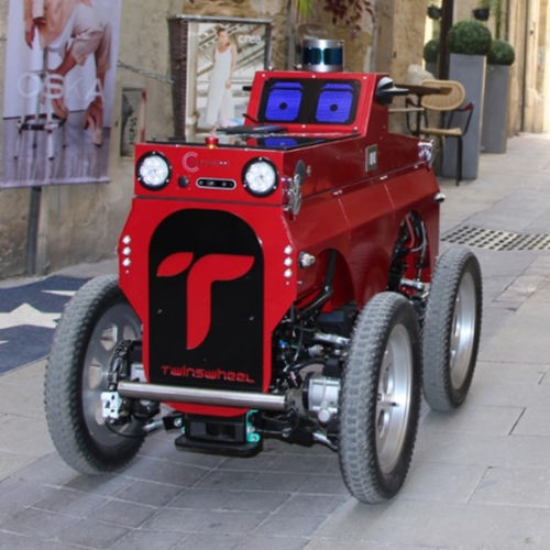 Robot de livraison pour colis - TH05 - Twinswheel - pour centre commercial / pour zone piétonne / sur roues