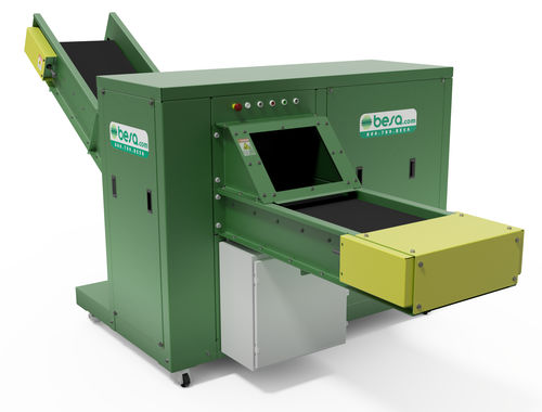 Déchiqueteur à 2 arbres - BESA Equipment - de disque dur / pour support de données / à cisaille rotative