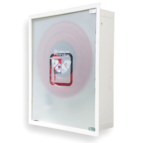 Armoire pour robinet d'incendie armé (RIA) - IBIGLASS MARK - Nuevas líneas de extincion - de sécurité / murale / à portes vitrées