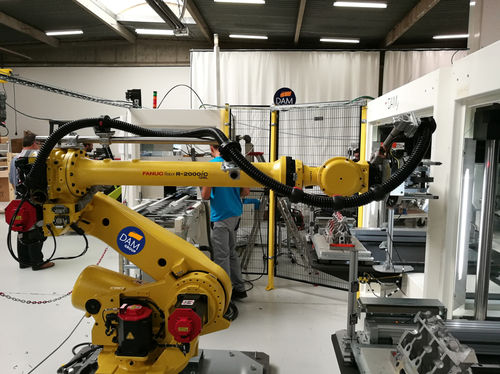 Machine d'essai de fuite - DAM Group - robotisée / pour moteur / pour l'industrie automobile