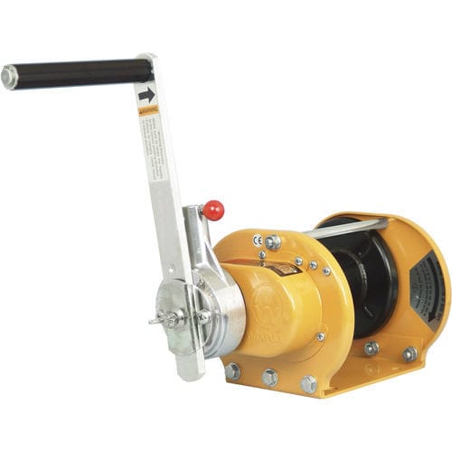 Treuil avec poignée à cliquet - MR-1-SI - Maxpull - manuel / compact / à tambour rotatif