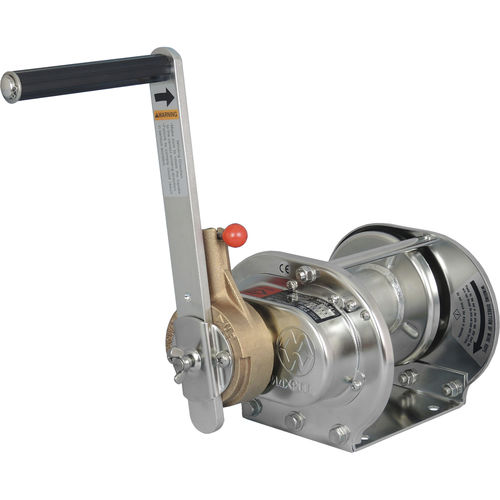 Treuil manuel - ERSB-1-SI - Maxpull - à tambour rotatif / compact / à engrenage