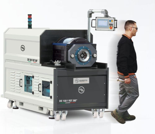Machine de formage d'extrémité de tube - DIE 150/1 ROT 360° - Industrial Manufacturing Machines srl - de tuyau / pour métal / pour manchon