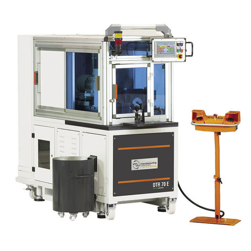 Machine de découpe d'arasage - TR 80 - Industrial Manufacturing Machines srl - à lame rotative / à lame horizontale / pour acier inoxydable