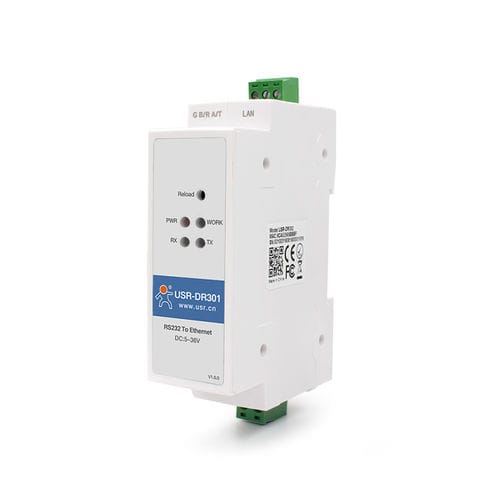 Convertisseur sur rail DIN - USR-DR301  - Jinan USR IOT Technology Limited - de communication / Ethernet / RS-232