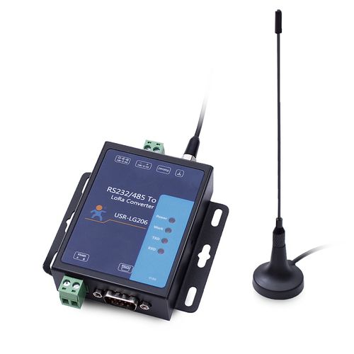 Convertisseur de protocole - USR-LG206-P - Jinan USR IOT Technology Limited - RS-232 vers LoRa / RS-485 vers LoRa / point à point