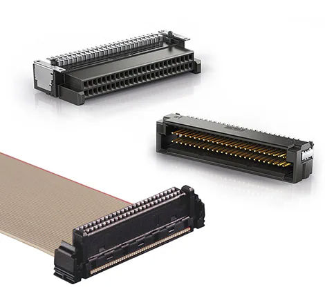 Connecteur de données - ERNI MicroCon - TE CONNECTIVITY - PCB / CMS / droit