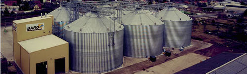 Silo à fond plat - S.B.H. - SYMAGA SILOS - pour pellets / pour céréales / pour l'industrie agroalimentaire