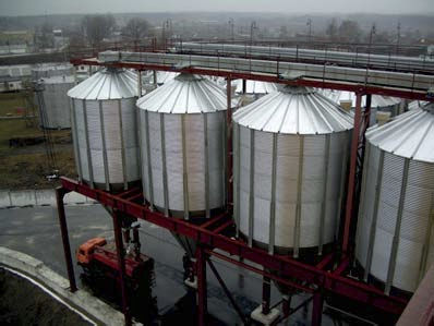 Silo à fond conique - S.C. PC - SYMAGA SILOS - pour silo camions-citernes / en acier galvanisé / pour l'industrie