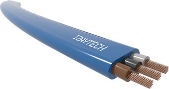 Câble électrique d'alimentation - IZAYTECH - multibrin / plat / en cuivre