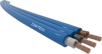 Câble électrique d'alimentation - IZAYTECH - multibrin / plat / en cuivre