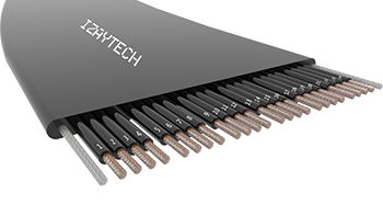 Câble électrique d'alimentation - IZAYTECH - multibrin / plat / en cuivre