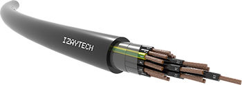 Câble électrique d'alimentation - IZAYTECH - pour grues / pour ascenseur / de commande