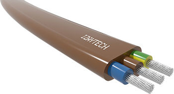 Câble électrique d'alimentation - MMY  - IZAYTECH - plat / pour applications marines