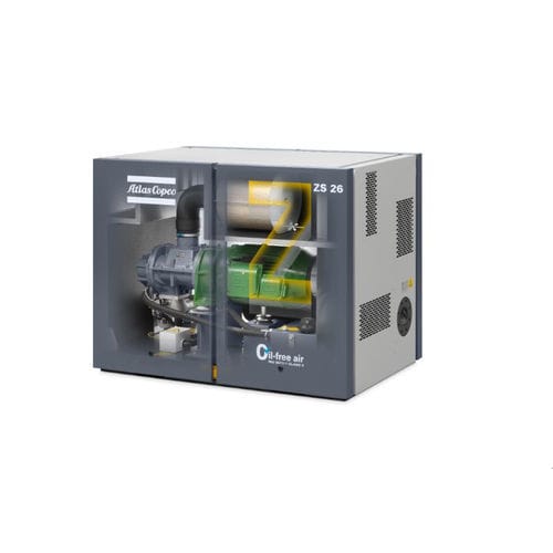 Soufflante d'air - ZS 18-45 VSD - Atlas Copco Kompressoren und Drucklufttechnik GmbH - à vis / mono-étagée / à vitesse variable