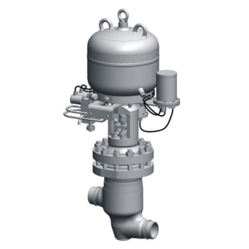Vanne à soupape - A13 - ARAKO spol. s r.o - à commande pneumatique / droite / pour applications nucléaires