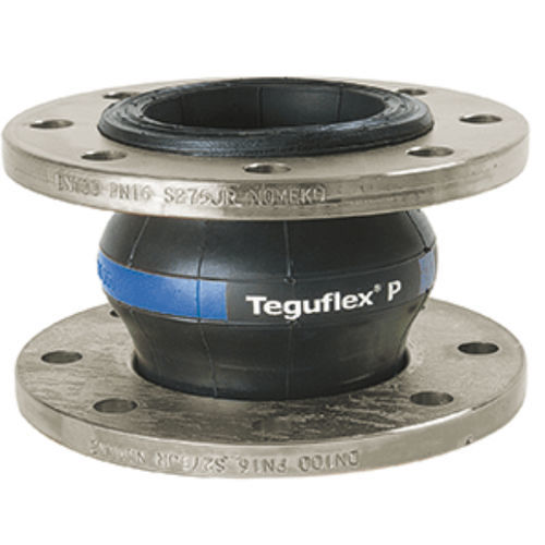 Compensateur de dilatation en caoutchouc - TEGUFLEX® P - Trelleborg Expansion Joints - rond / à bride / pour milieu abrasif