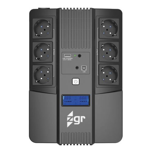 UPS line-interactive - ZGR QUICK series - Zigor - monophasé / avec afficheur LCD / pour applications télécom