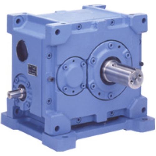 Réducteur bi-étagé - MAF series - Makishinko Co., Ltd. - à vis sans fin / à engrenage hélicoïdal / orthogonal