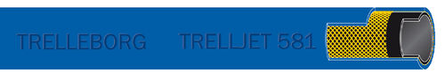 Tuyau flexible pour produits alimentaires - TRELLJET 581  - Trelleborg Industrial Hose - en caoutchouc / haute pression / haute température