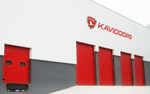 Porte à lever - Kavidoors - sectionnelle / en acier / en acier galvanisé