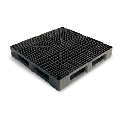Palette en plastique - QP 114HR/6L - CMP srl - ISO / de manutention / gerbable