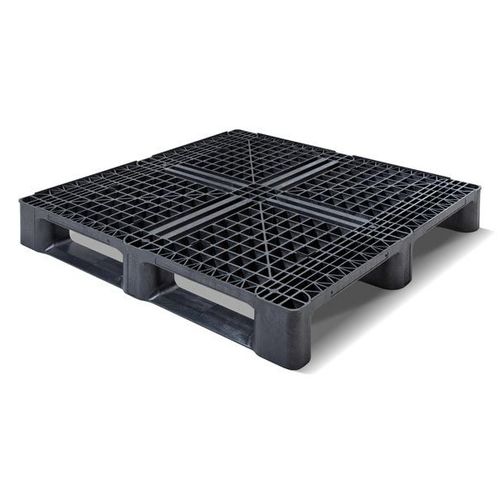 Palette en plastique - QP 114/3L - CMP srl - ISO / de manutention / gerbable