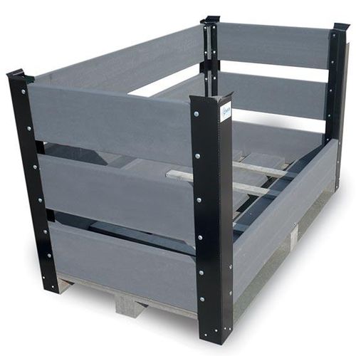 Caisse en plastique - CMP srl - en bois / de transport / renforcée