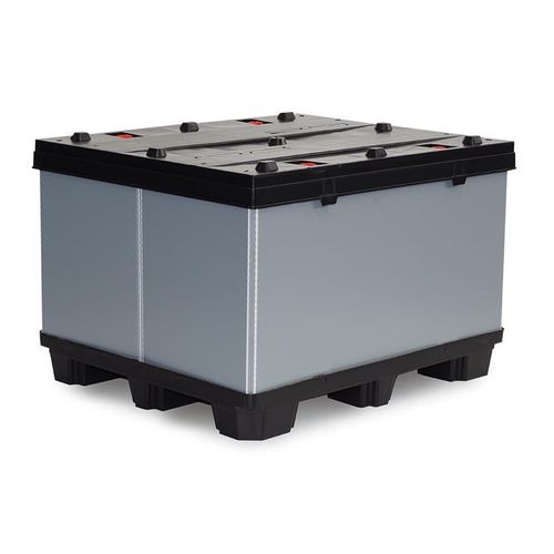 Caisse en PP - TP - CMP srl - de stockage / empilable / avec couvercle