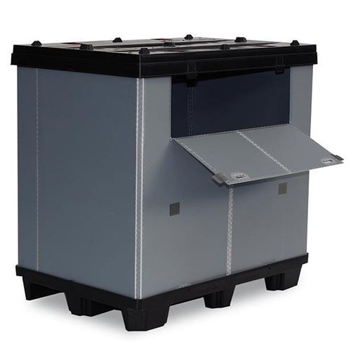 Caisse-palette en PP - TP - CMP srl - de stockage / de transport / pliable