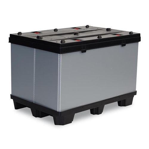 Caisse-palette en PP - TP - CMP srl - de stockage / de transport / pliable
