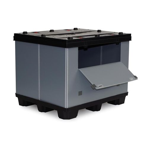 Caisse-palette en PP - TP - CMP srl - de stockage / de transport / pliable