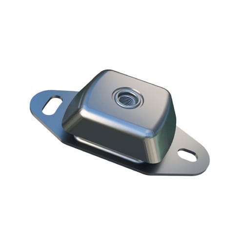 Support antivibratoire rectangulaire - Cushyfloat  - Trelleborg Antivibration Solutions - en métal / en caoutchouc / pour pompe