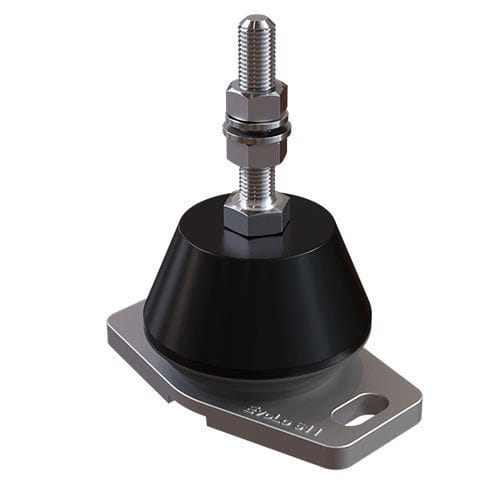 Support antivibratoire cylindrique - 1030611A1 - Trelleborg Antivibration Solutions - en acier / en aluminium massif / en caoutchouc
