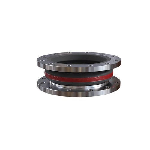 Joint de dilatation en caoutchouc - ERV Red - Trelleborg Antivibration Solutions - en acier / rond / à bride