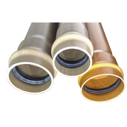 Ligne d'extrusion de tuyau - Aceretech - pour PVC / pour tubes de drainage