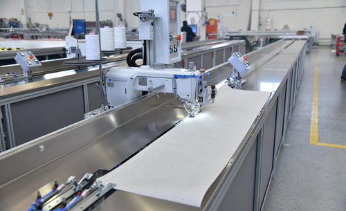 Machine à coudre de tissus - SM-100-CA - SolarEdge Automation Machines S.p.A. - pour tapisserie / pour tissus lourds / fixe